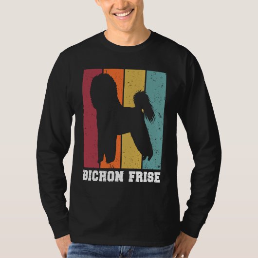 Bichon Frise Vintage  2 Tシャツ (正面)