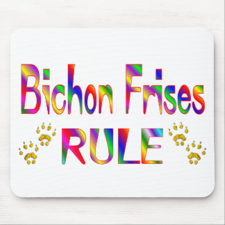 Bichon Frisesの規則 マウスパッド