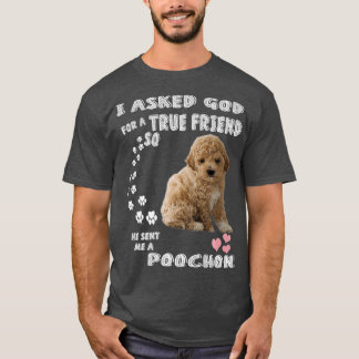 Bichon Poodle Dog Mom Bichon Poo Dad Costume Tシャツ