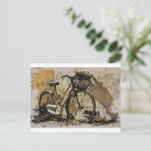 Bicicleta com cesta de flores ポストカード (スタンド正面)