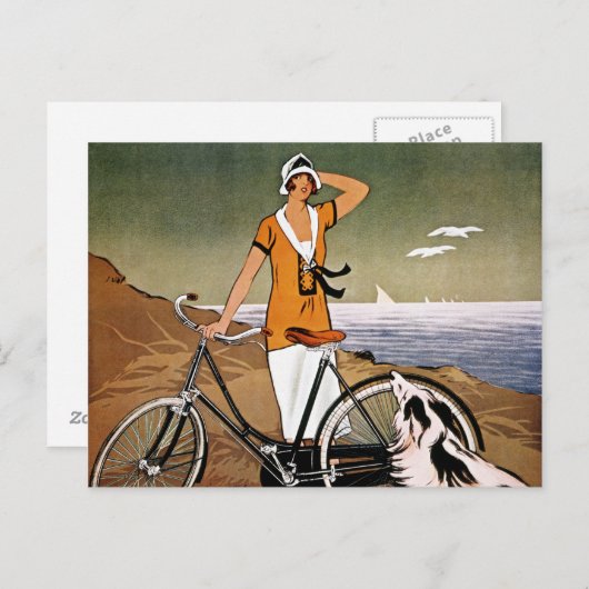 Bicycle Ad, 1925 ポストカード (正面/裏面)
