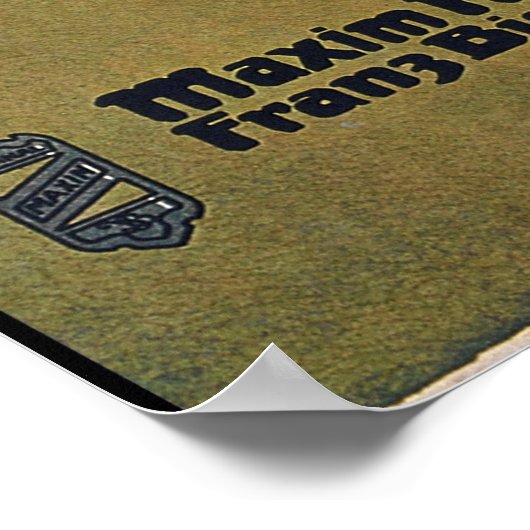 Bicycle Advertising Vintage ポスター (角)