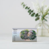 Bicycle and Basket in the Garden 名刺 (スタンド正面)