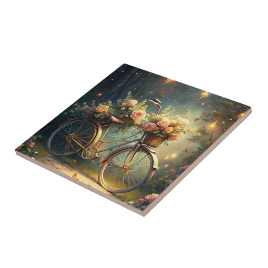 Bicycle and Flowers タイル (側面)