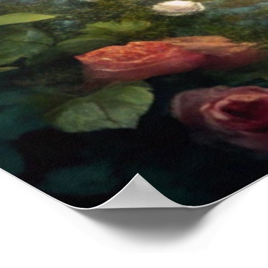 Bicycle and Flowers ポスター (角)