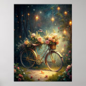 Bicycle and Flowers ポスター (正面)