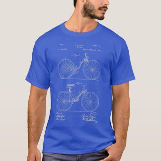 Bicycle Attachment 1892特許プリントシャツOld Bi Tシャツ