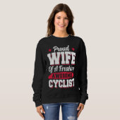 Bicycle Bicyclist Bicycling Cycling Cyclist Wife スウェットシャツ (正面フル)
