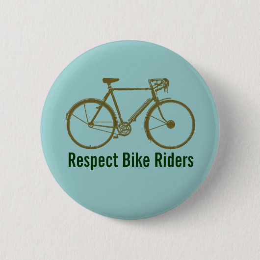 bicycle = bike = サイクリングnice 缶バッジ (正面)