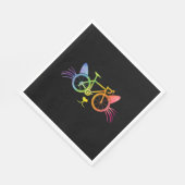 Bicycle Cat Lgbt スタンダードランチョンナプキン (角)