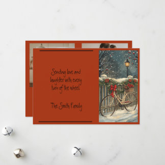 Bicycle Christmas Holiday Card  シーズンカード
