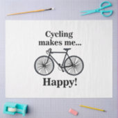 Bicycle Cycling Bicycling Cyclist Birthday 薄葉紙 (クラフト)