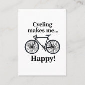 Bicycle Cycling Bicyclist Bike 名刺 (正面)