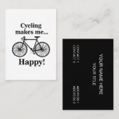 Bicycle Cycling Bicyclist Bike 名刺 (正面/裏面)