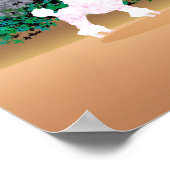 Bicycle Eiffel Tower Paris France ポスター (角)