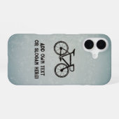 Bicycle for Racing and Road – あなたのスローガンまたは名前 iPhone 16ケース (裏面横)
