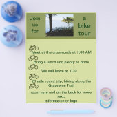 Bicycle Fun Activities Flyer チラシ (シングル)