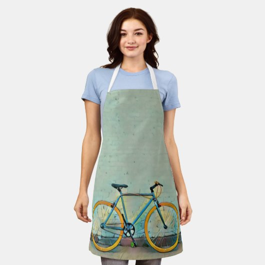 Bicycle gifts for her エプロン (着用した状態)
