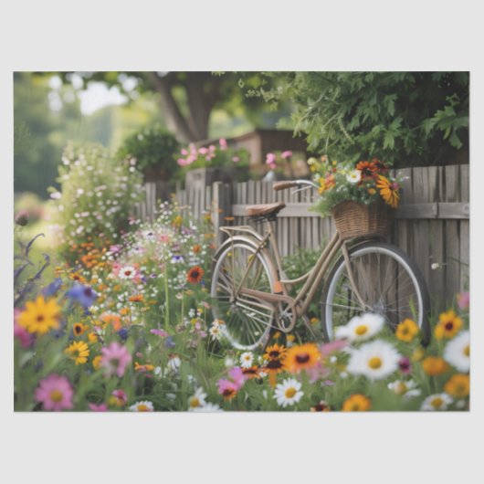 Bicycle in Bloom 薄葉紙 (正面)