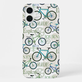 Bicycle Journey Blue iPhone 16 Plusケース