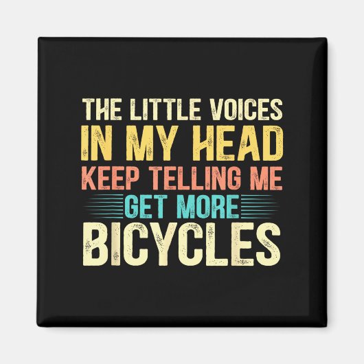 Bicycle Lover Funny Quote Cycling Humor  マグネット (正面)