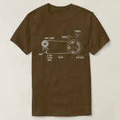 bicycle parts Essential  Tシャツ (デザイン正面)