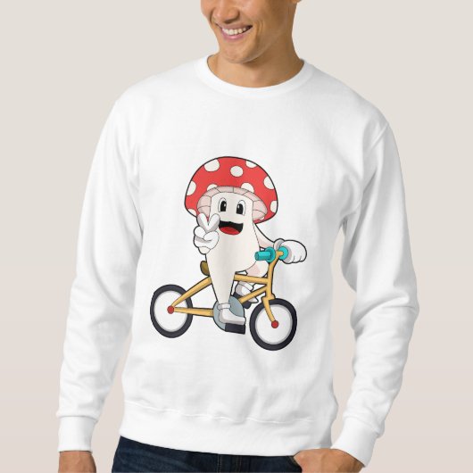 Bicycle.PNGのキノコ スウェットシャツ (正面)