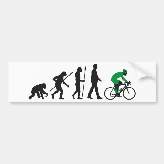 bicycle racing evolution バンパーステッカー (正面)