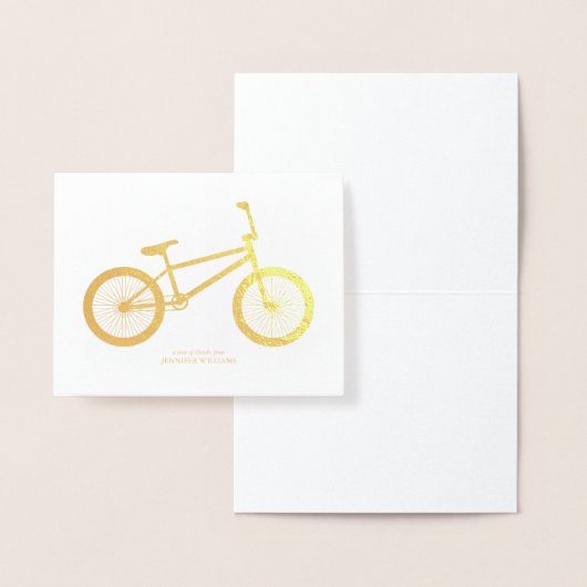 Bicycle Thank 箔カード (ディスプレー)