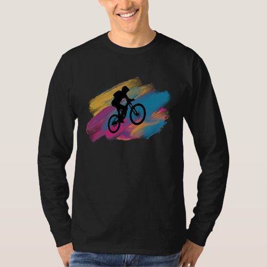 Bicycle Tricks Biker Stunt Racing Bike Rider Tシャツ (正面)