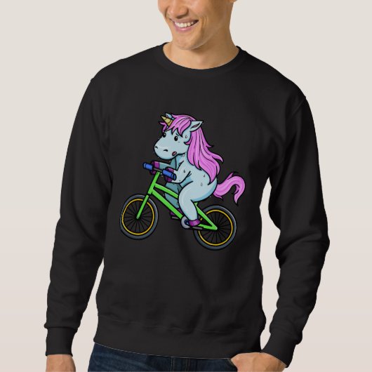 Bicycle unicorn スウェットシャツ (正面)