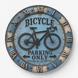 Bicycle Vintage Cycling Garage Decor ペーパープレート