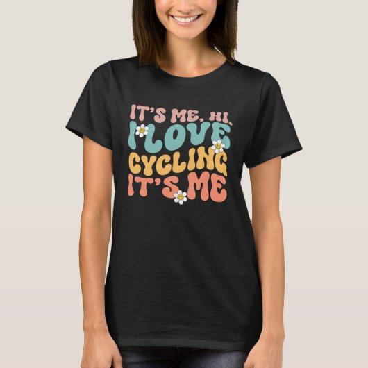 Bicycle  Women Girls Love Bike Cycle Cyclist Tシャツ (正面)