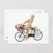 BicyclePickincBasket120509のコピー ポストカード (正面/裏面)