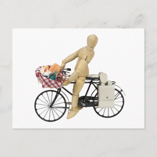 BicyclePickincBasket120509のコピー ポストカード (正面)