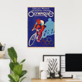 Bicyclettes Olympique Poster ポスター (ホームオフィス)