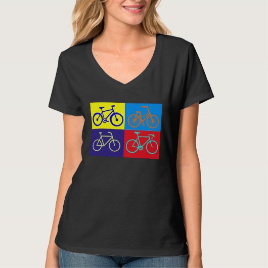 bicycling accessories bicycle cycling cyclists art tシャツ (正面)