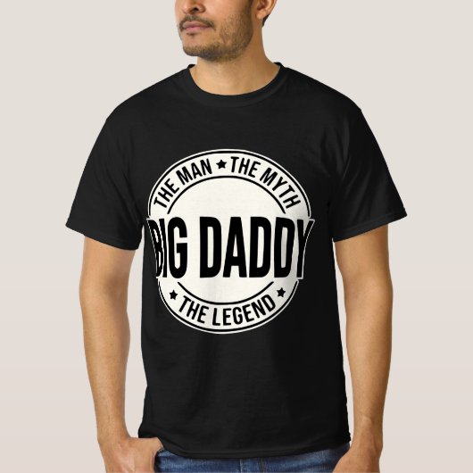 Bid Daddy Man Myth Legend © FB @ #USAPatriotGraphi Tシャツ (正面)