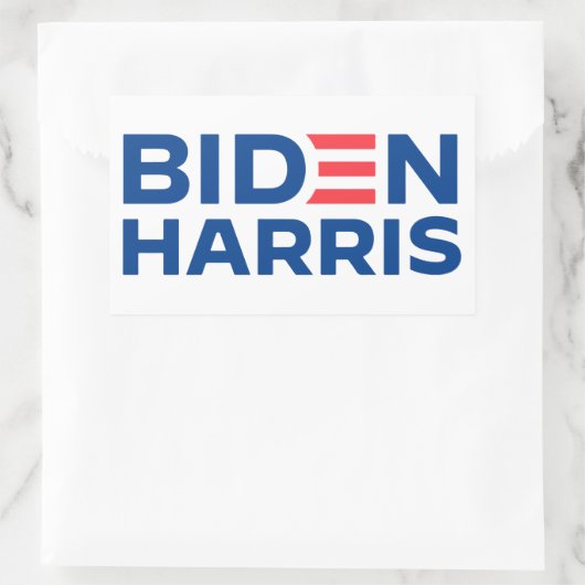 Bidden/Harris 2020 長方形シール (バッグ)