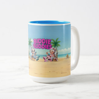Biddie Buddiesブランドコーヒーペアカップ品揃え ツートーンマグカップ