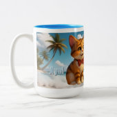 Biddie Buddiesブランドマグカップ – Fergus MacFluff ツートーンマグカップ (左)