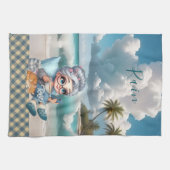 Biddie Buddiesブランド「Rain」 キッチンタオル (横)