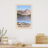 Bidean Nam Bian Munros Of Scotland Travel Poster ポスター (キッチン)