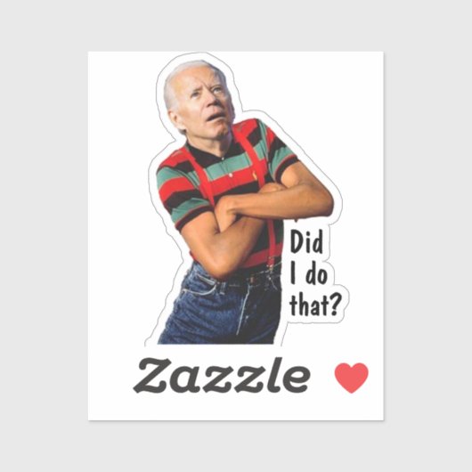 Biden Did I do that? シール (シート)