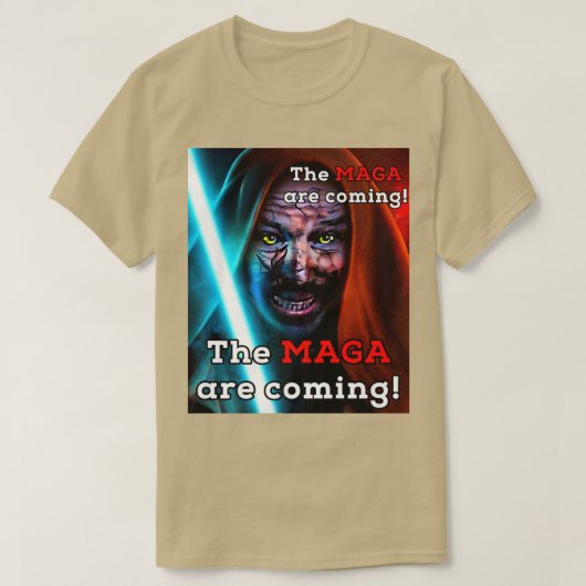 Biden Midnight Ride MAGA Are Coming Adult Costume Tシャツ (デザイン正面)