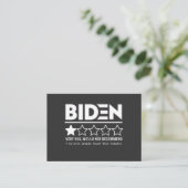 Biden Very Bad Would Not Recommend T-Shirt 名刺 (スタンド正面)