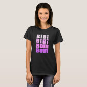 Bidi Bidi Bom Bomラテンアメリカ系女性メキシコスペインのクンビア Tシャツ (正面フル)