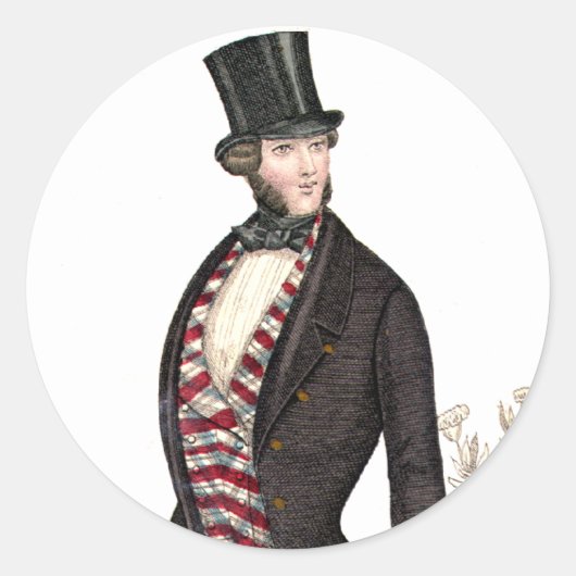 Biedermeier Monthantスタンプ ラウンドシール (正面)