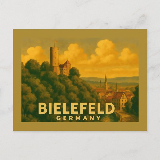 Bielefeld Germany City Art ポストカード (正面)