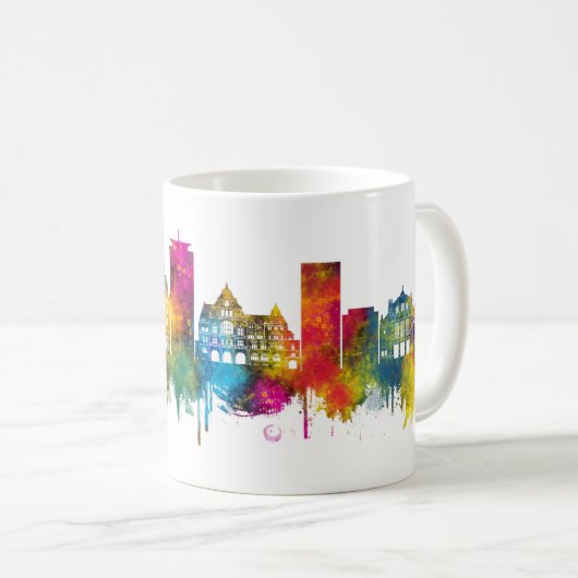 Bielefeld Germany Skyline コーヒーマグカップ (正面右)